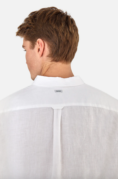 Industrie The Trinidad Linen L/S Shirt - White