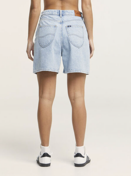 Lee High Baggy Short - Genie Blue