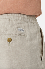 Industrie Capri Linen Pant - YD Wheat