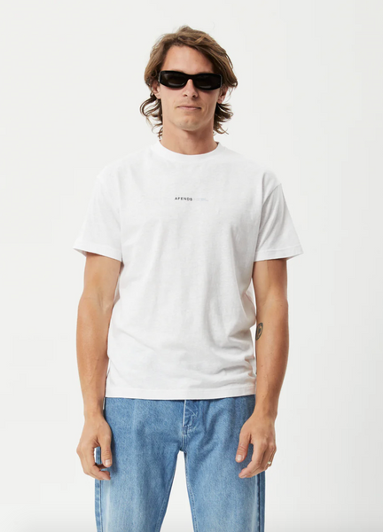 Afends THC Hemp Slim Fit Tee - White