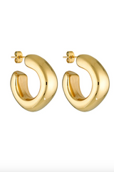 Porter Dina Hoops - Gold