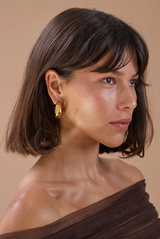 Porter Dina Hoops - Gold