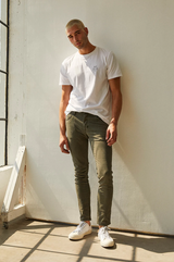 Neuw Lou Slim Twill - Military