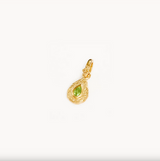 By Charlotte With Love Birthstone Annex Link Pendant - Gold Vermeil
