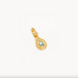By Charlotte With Love Birthstone Annex Link Pendant - Gold Vermeil
