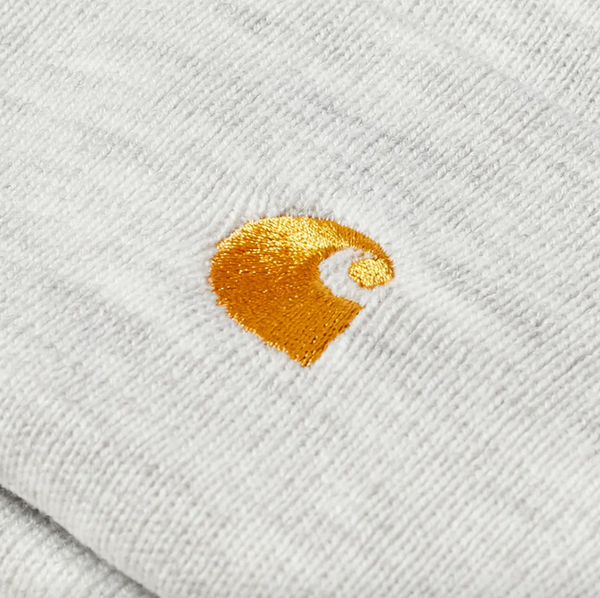 Carhartt WIP Chase Beanie - Ash Heather/Gold