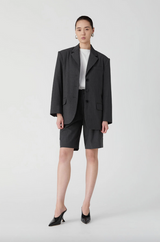 Misha Urban Gabe Blazer - Charcoal Pinstripe