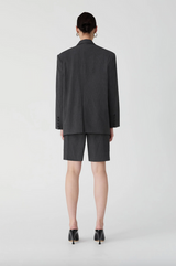 Misha Urban Gabe Blazer - Charcoal Pinstripe