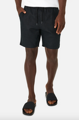 Industrie Marina Linen Short - Black
