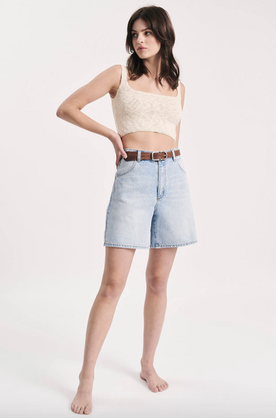 Rolla's Super Mirage Short - Lyocell Blue