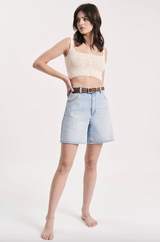 Rolla's Super Mirage Short - Lyocell Blue