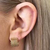 Ever Broadway Hoop Earring - Gold