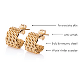 Ever Broadway Hoop Earring - Gold