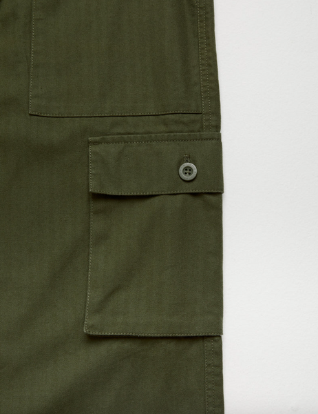 Mr Simple Cargo Pant - Vintage Army