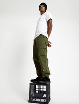 Mr Simple Cargo Pant - Vintage Army