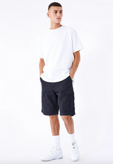 Dr Denim Hakim Shorts - Off Black