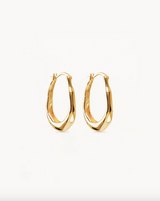 By Charlotte Radiant Energy Large Hoops - 18k Gold Vermeil