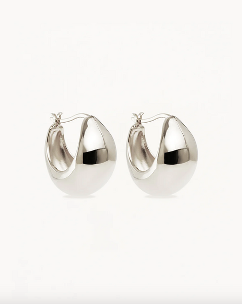 By Charlotte Sunkissed Large Hoops - Sterling Silver