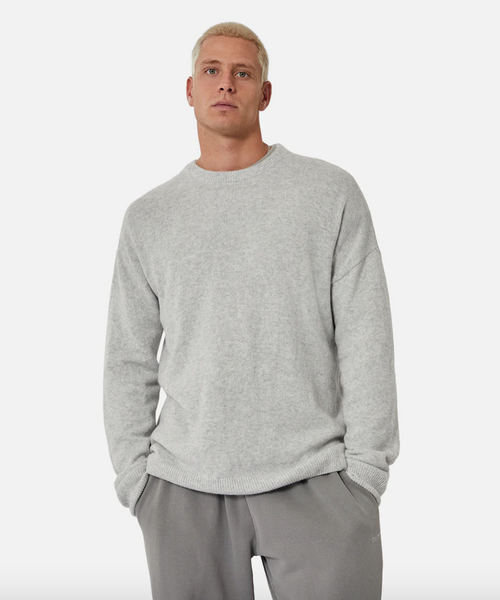 Industrie Stoningston Knit - Ice Grey Melange