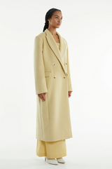 Third Form Immersion Double Breasted Coat - Sun