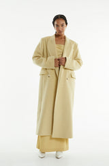 Third Form Immersion Double Breasted Coat - Sun