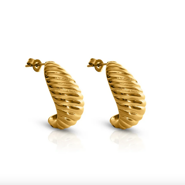 Ever Amplify Drop Earrings - Gold