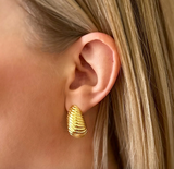 Ever Amplify Drop Earrings - Gold