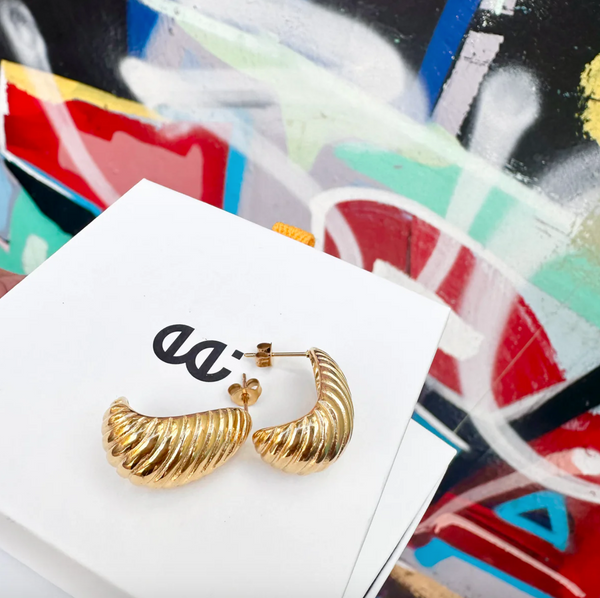 Ever Amplify Drop Earrings - Gold