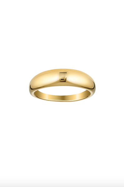 Porter Bubble Thin Pinky Ring - 18k Gold vermeil