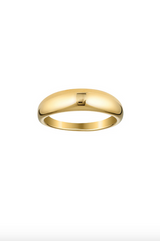 Porter Bubble Thin Pinky Ring - 18k Gold vermeil