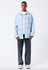 Dr Denim Niko Worker Jacket - Stream Light Retro