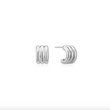 Jolie & Deen Nikolina Hoops - Silver