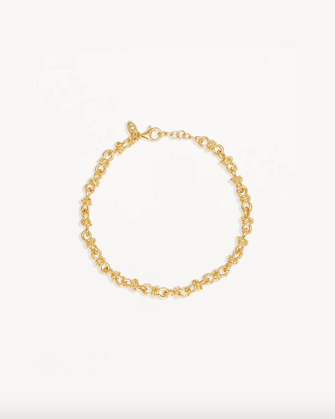 By Charlotte Entwined Bracelet - 18k Gold Vermeil