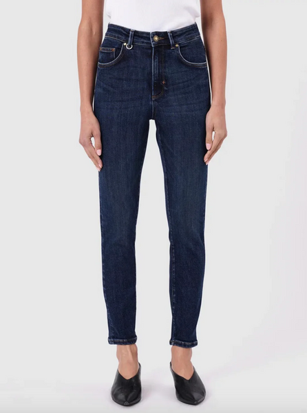 Neuw Lola Mom Jean - After Midnight Dark Vintage Indigo