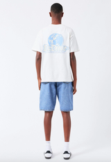 Dr Denim Omar Shorts - Stream Sky Retro