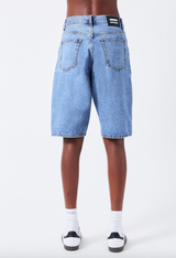 Dr Denim Omar Shorts - Stream Sky Retro