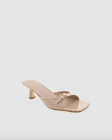 Billini Tilden Heels - Latte Patent