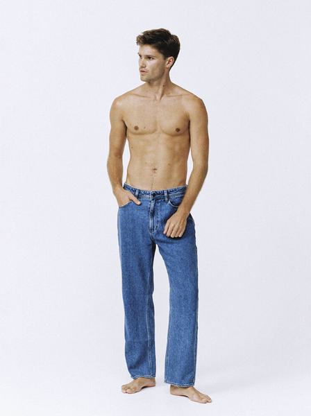 Lee Baggy Relaxed Jean - Megatron Blue