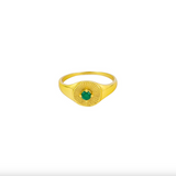 Jolie & Deen Liv Ring - Green Onyx