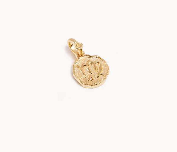 By Charlotte Cosmic Love Reversible Pendant - Gold