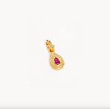 By Charlotte With Love Birthstone Annex Link Pendant - Gold Vermeil