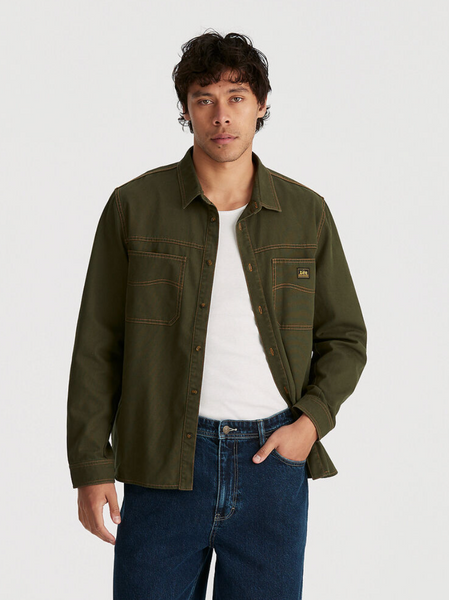 Lee Utility LS Shirt - Dark Forest
