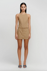 Ownley Gabe Mini Skirt - Caramel