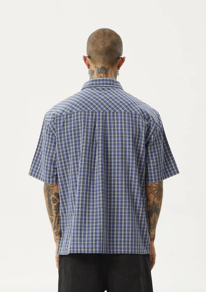 Afends Shipwreck Recycled Short Sleeve Shirt - Marlin