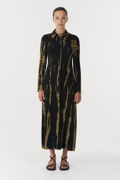 Third Form Nebular Shirt Dress - Tie Dye