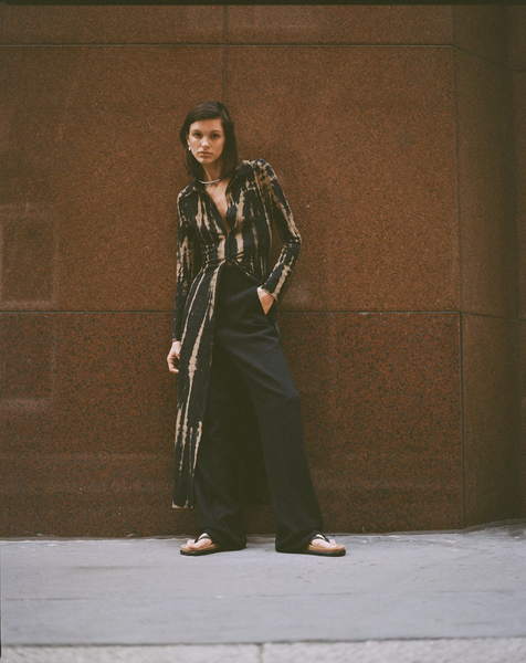 Third Form Nebular Shirt Dress - Tie Dye