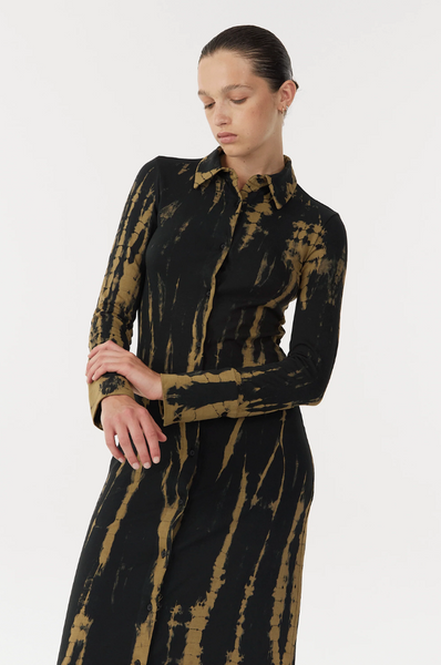 Third Form Nebular Shirt Dress - Tie Dye