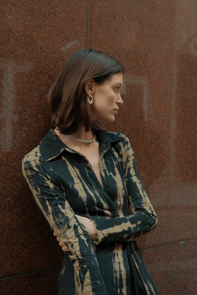 Third Form Nebular Shirt Dress - Tie Dye