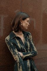 Third Form Nebular Shirt Dress - Tie Dye