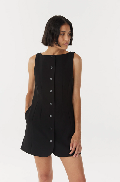 Third Form Skyline Tailored Mini Dress - Black